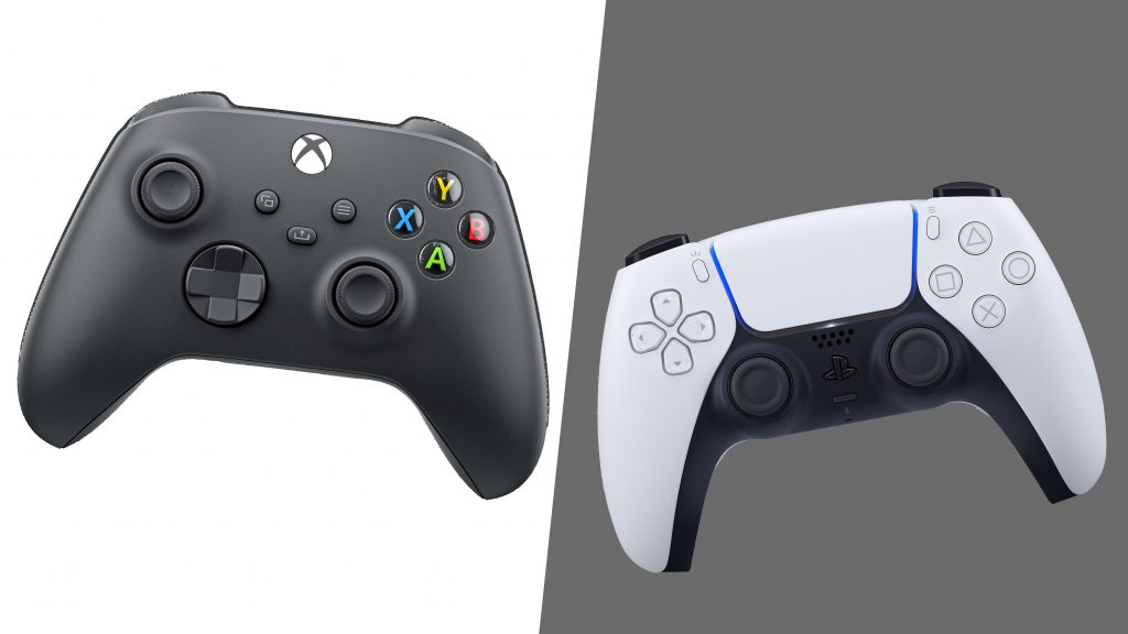 The PS5 Dualsense and Xbox's controller are both excellent to use in your hands.