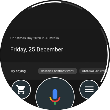Ask Google Assistant anything on the Galaxy Watch 3.