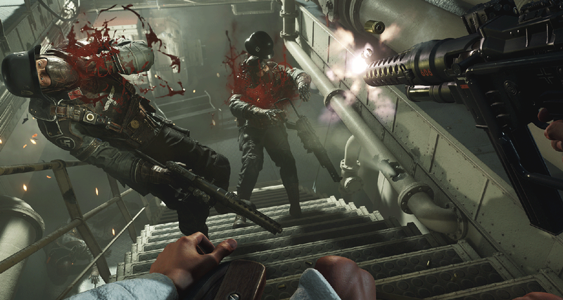 Wolfenstein II: The New Colossus first person shooter campaign
